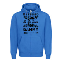 True Royal Blessed To Be Called Gammy Zipper Hoodie - Bettercallsaul