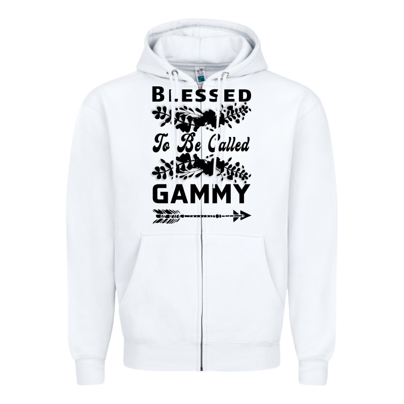 Blessed To Be Called Gammy Zipper Hoodie by Bettercallsaul | Teevron