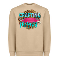 Mushroom crafting is my therapy Heavyweight Sweatshirt - NancyCooperArtShop