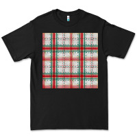 Black christmas plaid seamless pattern Premium Tee - BundleAndBundleShop