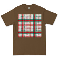 Cacao christmas plaid seamless pattern Premium Tee - BundleAndBundleShop