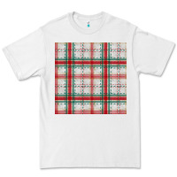 White christmas plaid seamless pattern Premium Tee - BundleAndBundleShop