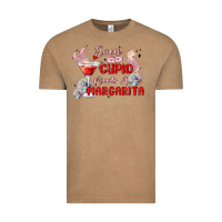 Vintage Coffee even cupid need a margarita Vintage Tee - MaliasSmallBusiness