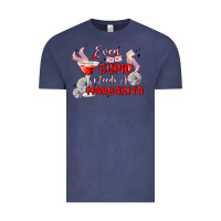 Vintage Denim even cupid need a margarita Vintage Tee - MaliasSmallBusiness