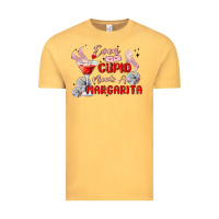 Vintage Mustard even cupid need a margarita Vintage Tee - MaliasSmallBusiness