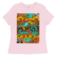 Farm Life And Truck Air Freshener Ladies Tee | Teevron