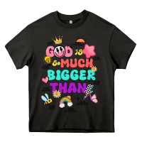 Asphalt god is bigger design Heavy Core Tee - JahusDesignShop