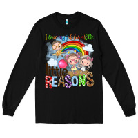 Black i love my job for all the little reasons Long Sleeve Tee - NancyCooperArtShop