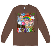 Chestnut i love my job for all the little reasons Long Sleeve Tee - NancyCooperArtShop