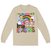 Mushroom i love my job for all the little reasons Long Sleeve Tee - NancyCooperArtShop
