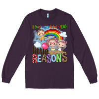 Plum i love my job for all the little reasons Long Sleeve Tee - NancyCooperArtShop