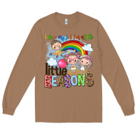 Toasted Coconut i love my job for all the little reasons Long Sleeve Tee - NancyCooperArtShop