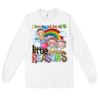 White i love my job for all the little reasons Long Sleeve Tee - NancyCooperArtShop