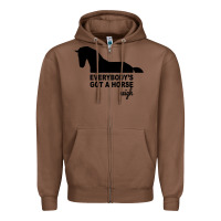 Chestnut everybody's gotta horse neigh Zipper Hoodie - Bettercallsaul