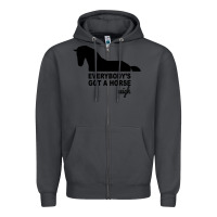 Smoke everybody's gotta horse neigh Zipper Hoodie - Bettercallsaul