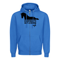 True Royal everybody's gotta horse neigh Zipper Hoodie - Bettercallsaul