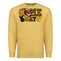 Antique Gold Game day yellow and black team color Premium Sweatshirt - HowdyJamesFarm