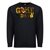 Black Game day yellow and black team color Premium Sweatshirt - HowdyJamesFarm