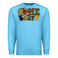 Ocean Blue Game day yellow and black team color Premium Sweatshirt - HowdyJamesFarm