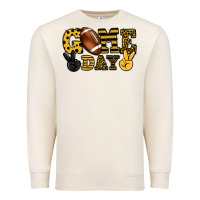 Sandshell Game day yellow and black team color Premium Sweatshirt - HowdyJamesFarm
