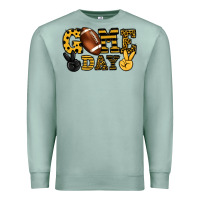Seafoam Game day yellow and black team color Premium Sweatshirt - HowdyJamesFarm