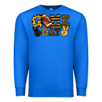 True Royal Game day yellow and black team color Premium Sweatshirt - HowdyJamesFarm