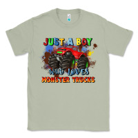 Matcha just a boy who loves monster trucks Classic Tee - JahusDesignShop