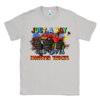 Moon Dust just a boy who loves monster trucks Classic Tee - JahusDesignShop