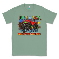 Sage just a boy who loves monster trucks Classic Tee - JahusDesignShop