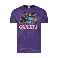 Cloud Purple crafting queen Vintage Tee - JahusDesignShop