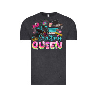 Vintage Black crafting queen Vintage Tee - JahusDesignShop