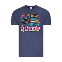 Vintage Denim crafting queen Vintage Tee - JahusDesignShop