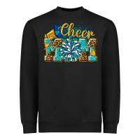 Black cheer mom Heavyweight Sweatshirt - NancyCooperArtShop