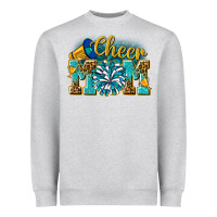 Heather Grey cheer mom Heavyweight Sweatshirt - NancyCooperArtShop
