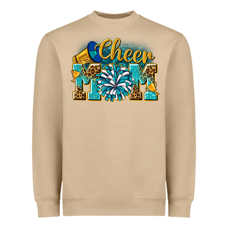 Cheer Mom Heavyweight Sweatshirt by NancyCooperArtShop | Teevron