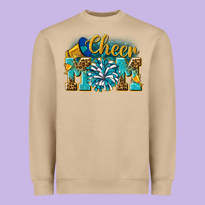 Cheer Mom Heavyweight Sweatshirt Designed By Nancycooperartshop