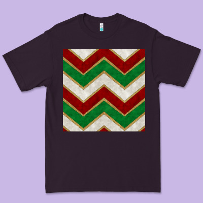 Christmas Stripes Seamless Pattern Premium Tee Designed By Bundleandbundleshop