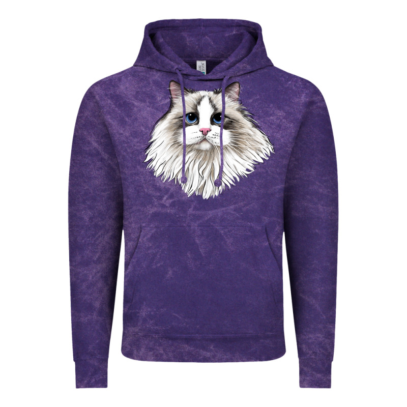 Ragdoll Face Cat Vintage Hoodie by LillyAllenDesigns | Teevron
