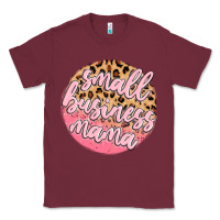 Burgundy small business mama Classic Tee - MaliasSmallBusiness