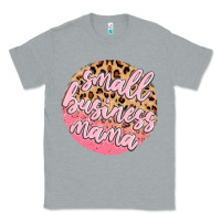 Heather Grey small business mama Classic Tee - MaliasSmallBusiness