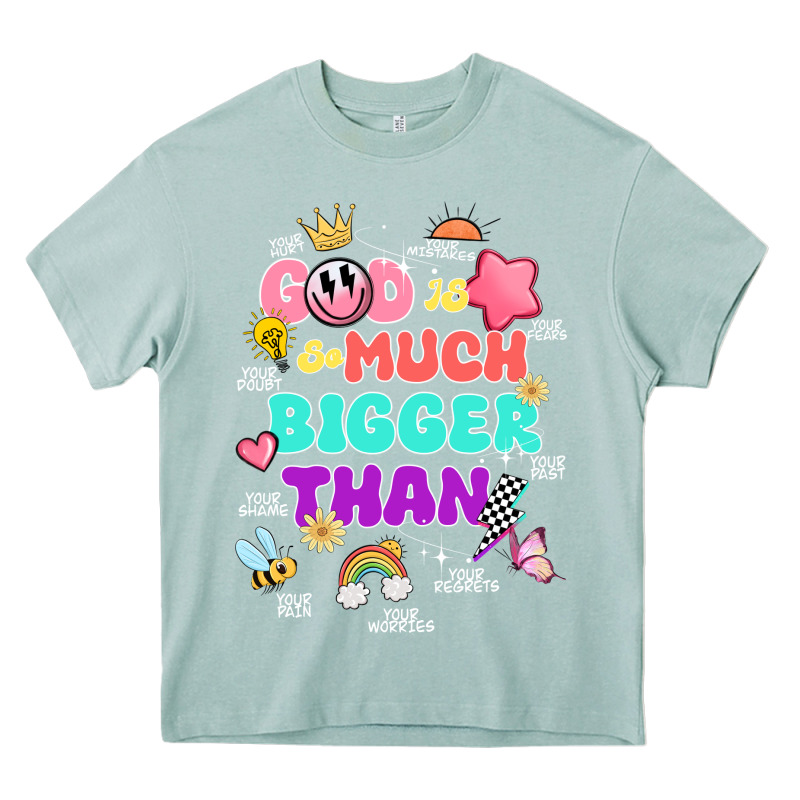 God Is Bigger Design Heavy Core Tee by JahusDesignShop | Teevron