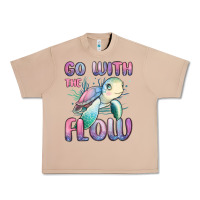 Burro go with flow turtle Urban Heavy Tee - MaliasSmallBusiness