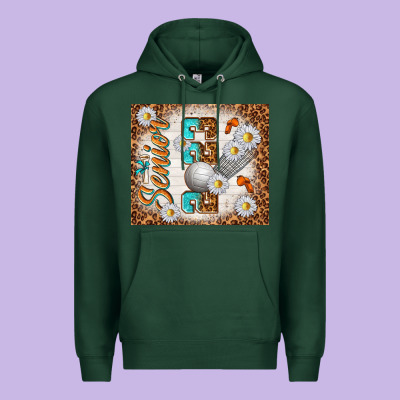 Senior 2023 Volleyball Premium Hoodie Designed By Tumblerdesignbyshophia