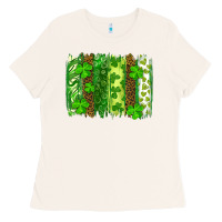 Bone St Patrick's Day Brushstrokes Ladies Tee - RanaPortraitStore