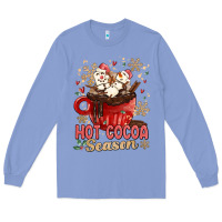 Colony Blue hot cocoa season Long Sleeve Tee - MaliasSmallBusiness