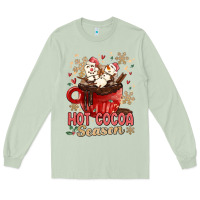 Matcha hot cocoa season Long Sleeve Tee - MaliasSmallBusiness