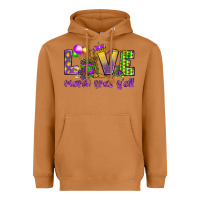 Meerkat Love Mardi Gras Y'all Heavyweight Hoodie - HowdyJamesFarm