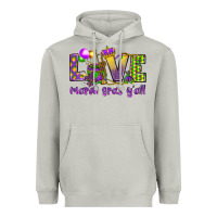 Moon Dust Love Mardi Gras Y'all Heavyweight Hoodie - HowdyJamesFarm