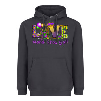 Smoke Love Mardi Gras Y'all Heavyweight Hoodie - HowdyJamesFarm