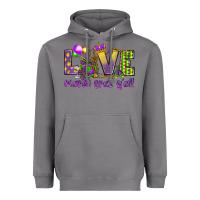Storm Love Mardi Gras Y'all Heavyweight Hoodie - HowdyJamesFarm